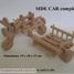 Coche lateral - madera natural ETA0116-1074 Equilibre et aventure 1