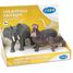 Elefante, hipopótamo y su cría PA80001-3239 Papo 1