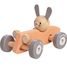 Conejo coche de carreras de madera pastel PT5717 Plan Toys 1