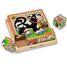 Puzzle de cubos de madera Granja MD-775 Melissa & Doug 1
