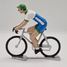 Figurita ciclista R Maillot verde y blanco azul FR-R17 Fonderie Roger 3