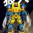 Robot Super PR Mecha amarillo azul SL-M38-B1298 Sluban 9