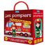 Libro y puzle Los bomberos SJ-304321 Sassi Junior 1