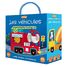 Libro y puzle Los vehículos SJ-305571 Sassi Junior 1