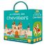 Libro y puzle Los caballeros SJ-381193 Sassi Junior 1