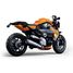 Model Bricks - Motocicleta naranja SL-M38-B1130 Sluban 3