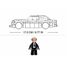 Model Bricks - Coche de un agente secreto SL-M38-B1125 Sluban 5