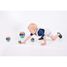 4 Bolas reflectantes multicolores TK-72221 TickiT 8