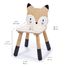 Silla infantil de madera Zorro beige 30 x 30 x 48 cm TL8813 Tender Leaf Toys 5