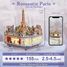 Puzle 3D Caja de música París romántico T-TQ036 Tonecheer 5