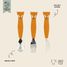 Cubiertos de 3 piezas en silicona Mr Fox TX-96-448 Trixie 2