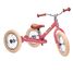 Bicicleta sin pedales 2 in 1 rosa mate TBS-3-PNKM-VIN Trybike 1