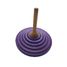 Peonza de madera Tukan morado turquesa 75 mm MA-BS208VT Mader 2
