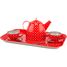 Juego de té de metal rojo UL5076 Ulysse 1
