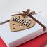 Adorno corazón de madera personalizable VI-CR10 Vintiun 4