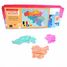 Mapa de Bélgica W83-24 Puzzle Michèle Wilson 2