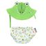 Camisa y gorro de cocodrilo (6-12M) EFK-122-010-020 Zoocchini 2
