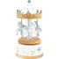 Pequeño Carillon Giostra dei cavalli blanco azul UL4129 Ulysse 1