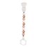 Accesorio para chupete de silicona rosa blanco beige NA877619 Nattou 1