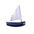 Barco Le Bâchi azul marino 17cm TI-N200-BACHI-BLEU-MARINE Maison Tirot 1