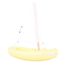 Barco The Sloop amarillo 21cm TI-N202-SLOOP-JAUNE Maison Tirot 1