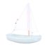 Barco Sloop verde agua 21cm TI-N202-SLOOP-VERT-EAU Maison Tirot 1