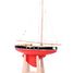Velero Le Tirot rojo 30cm TI-N500-TIROT-ROUGE-30 Maison Tirot 1