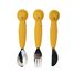 Cubiertos de 3 piezas en silicona Mr Lion TX-96-432 Trixie 1