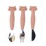 Cubiertos de 3 piezas en silicona Mrs Cat TX-96-454 Trixie 1