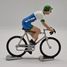 Figurita ciclista R Maillot verde y blanco azul FR-R17 Fonderie Roger 1