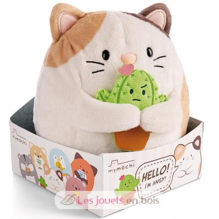 Peluche Gato Angy 16cm con cactus NI-61147 Nici 1