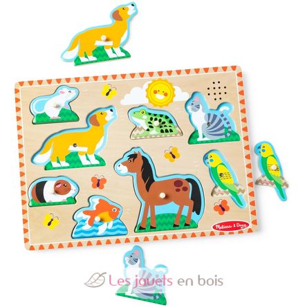 Puzzle de sonidos Mascotas MD00730 Melissa & Doug 2