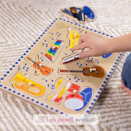 Puzzle de sonidos instrumentos musicales MD00732 Melissa & Doug 4