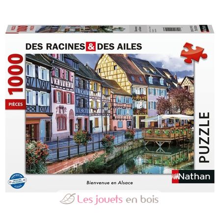 Puzzle Bienvenido a Alsacia 1000 piezas NA009023 Nathan 1