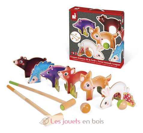 Croquet Animales del Bosque J03207 Janod 5