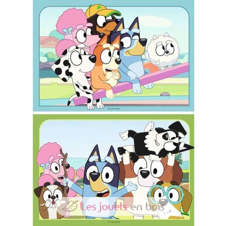 Puzzle Divirtiéndose con Bluey 2x12p RAV-05693 Ravensburger 4