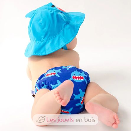 Maillot y gorra de tiburón (3-6M) ZOO-122-010-013 Zoocchini 3
