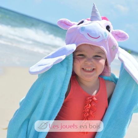 Toalla de baño para niños - Allie la licorne ZOO-122-001-012 Zoocchini 10