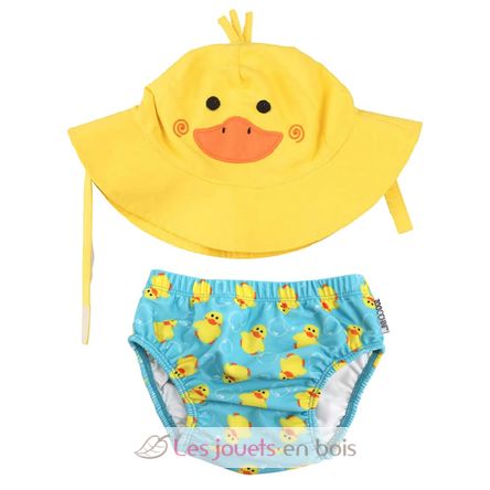 Camisa y sombrero de pato (6-12M) ZOO-122-010-005 Zoocchini 1