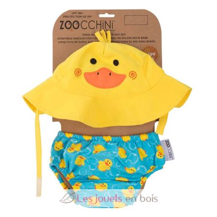 Camisa y sombrero de pato (6-12M) ZOO-122-010-005 Zoocchini 2