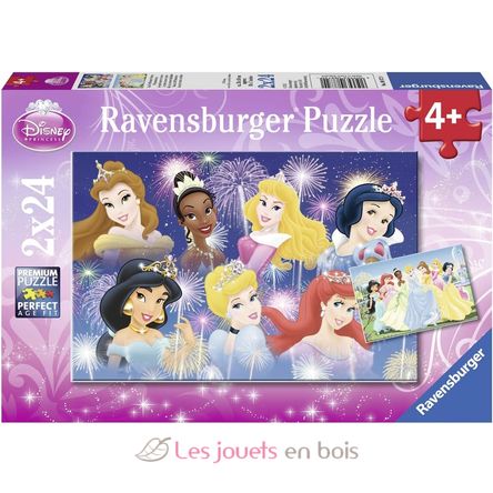 Puzzle Princesas Disney 2x24pcs RAV-08872 Ravensburger 1