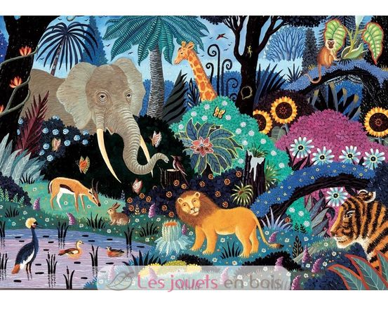 Noche en la selva de Alain Thomas K065-50 Puzzle Michèle Wilson 2