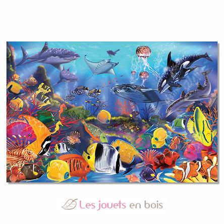 Rompecabezas gigante del fondo marino MD10427 Melissa & Doug 1