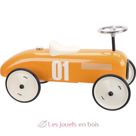 Correpasillos coche vintage naranja 76 x 38 x 40 cm V1045 Vilac 2