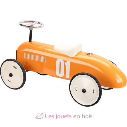 Correpasillos coche vintage naranja 76 x 38 x 40 cm V1045 Vilac 3