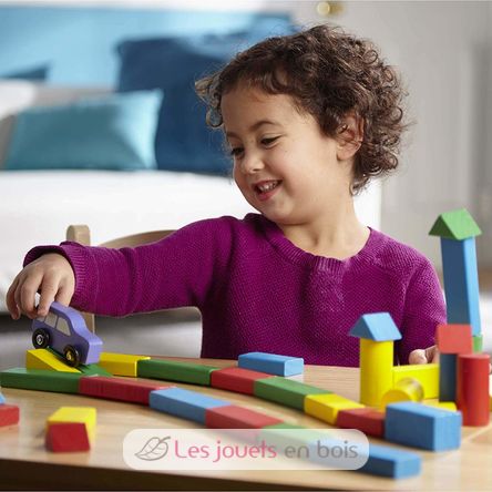 100 bloques de madera MD10481 Melissa & Doug 3