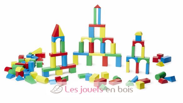 100 bloques de madera MD10481 Melissa & Doug 4