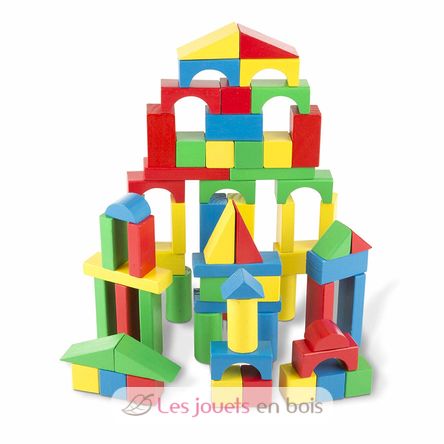 100 bloques de madera MD10481 Melissa & Doug 1