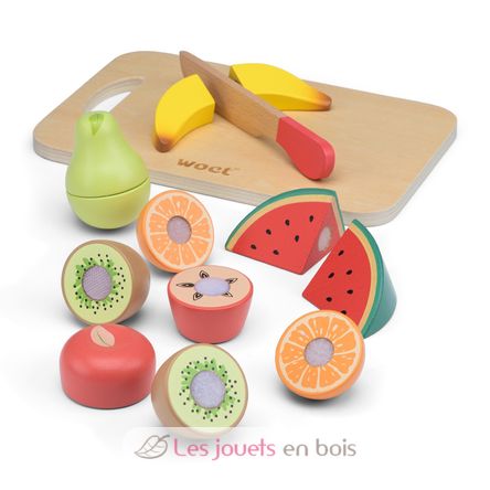 Frutas de madera para cortar NCT10579 New Classic Toys 3
