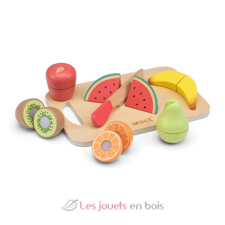 Frutas de madera para cortar NCT10579 New Classic Toys 1